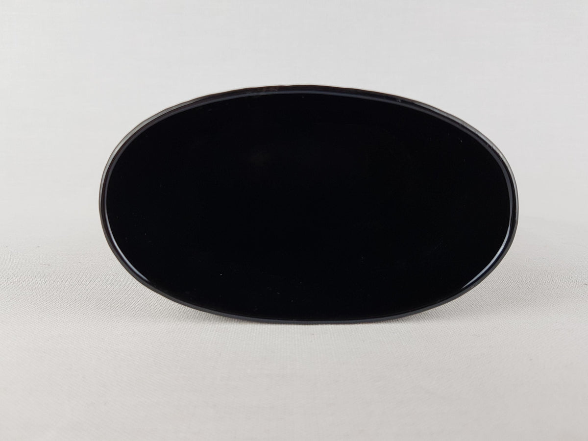 Rare Vintage ROSENTHAL Studio Linie Porcelaine Noire Relief Vase by Martin Freyer | Black Bisque Porcelain | West Germany 1970s