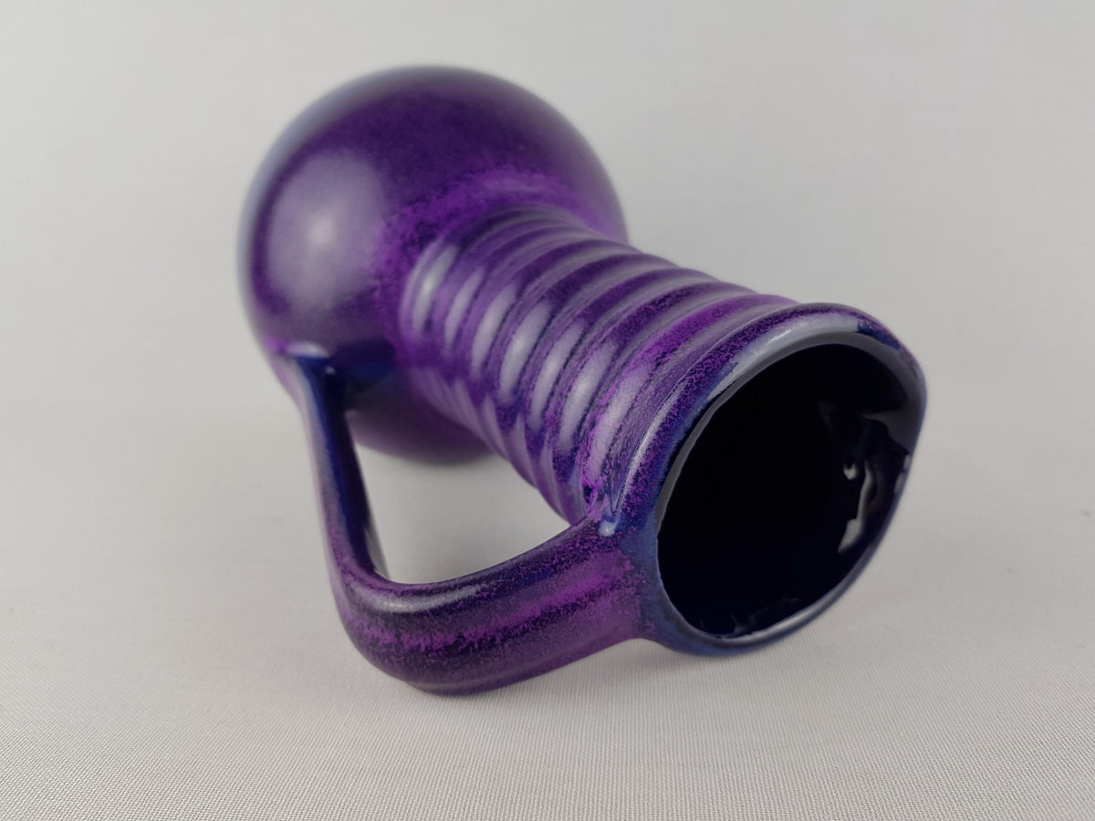 Vintage MAREI KERAMIK Purple Jug Vase 7304 West German Pottery 1970s