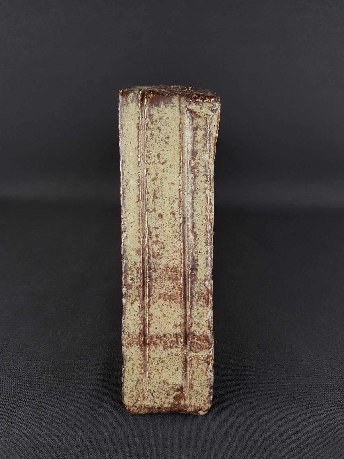 Vintage ROBERT STURM Studio Pottery Sculpture Vase ST 77, Brutalist Ceramic Art Vessel, German Studio Keramik 1977