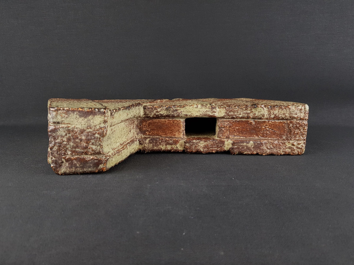 Vintage ROBERT STURM Studio Pottery Sculpture Vase ST 77, Brutalist Ceramic Art Vessel, German Studio Keramik 1977