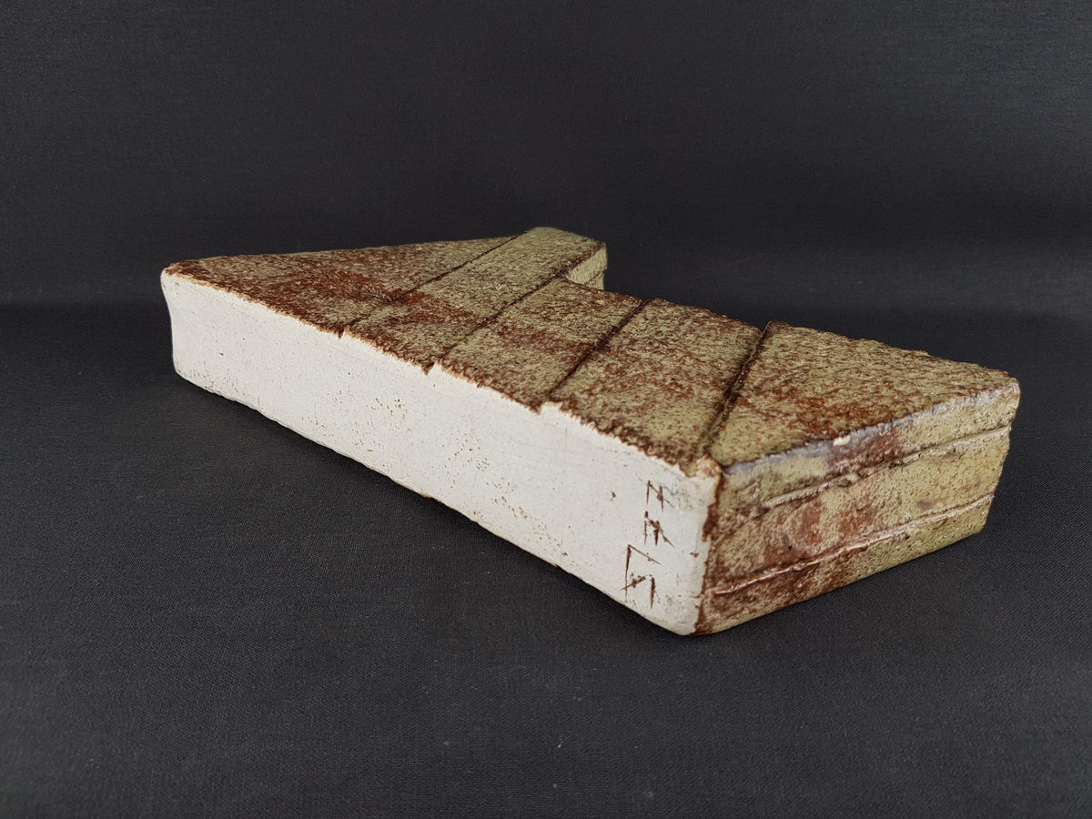 Vintage ROBERT STURM Studio Pottery Sculpture Vase ST 77, Brutalist Ceramic Art Vessel, German Studio Keramik 1977