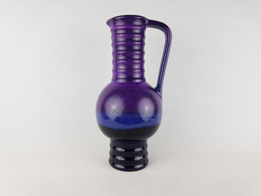 Vintage MAREI KERAMIK Purple Jug Vase 7304 West German Pottery 1970s