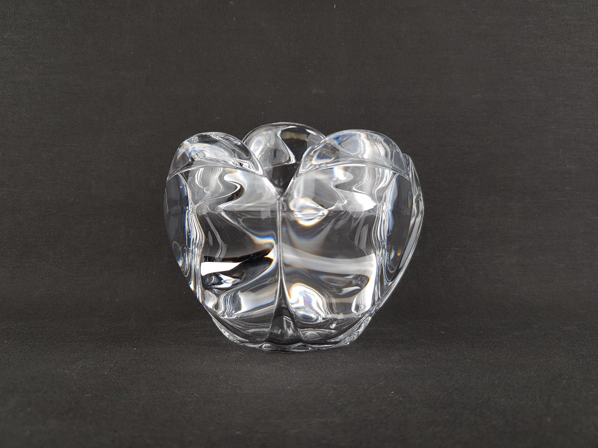 Vintage ROYAL COPENHAGEN Glass Candleholder LOTUS by Torben Jørgensen Denmark 1970s