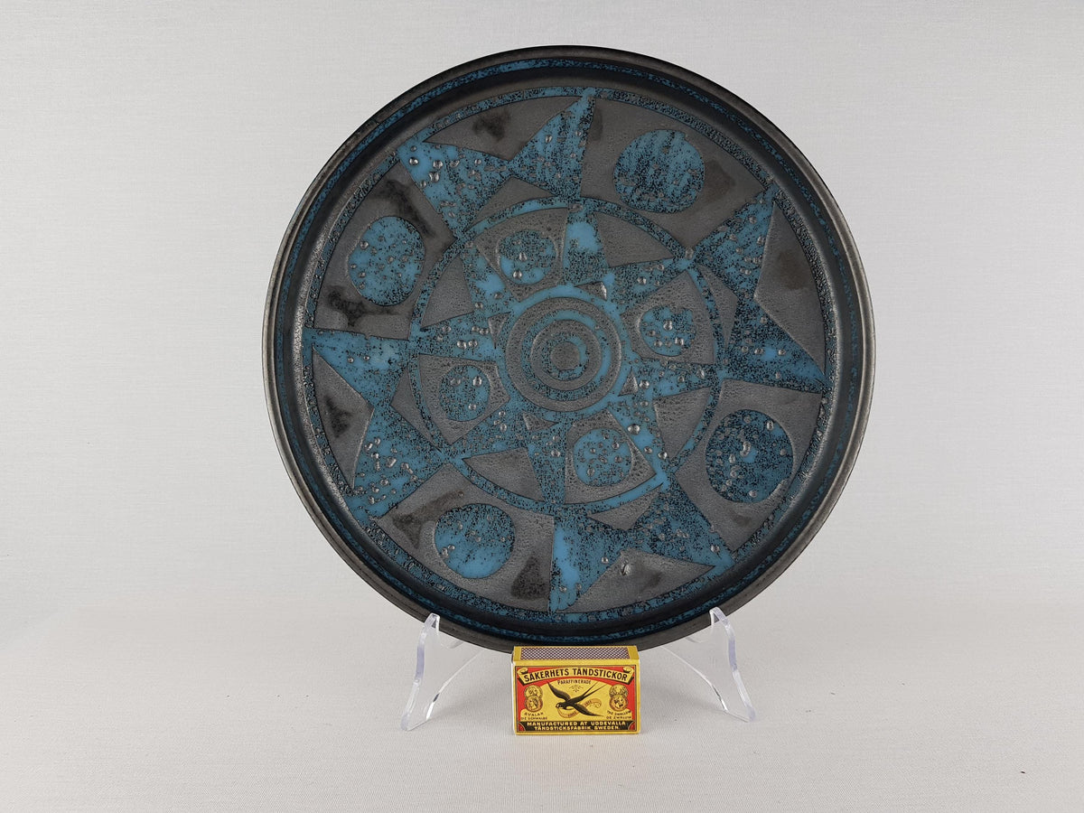 Vintage CARSTENS KERAMIK Ceramic Bowl with Ankara Decor 1075-31 West German Pottery by Helmut Scholtis 1960's