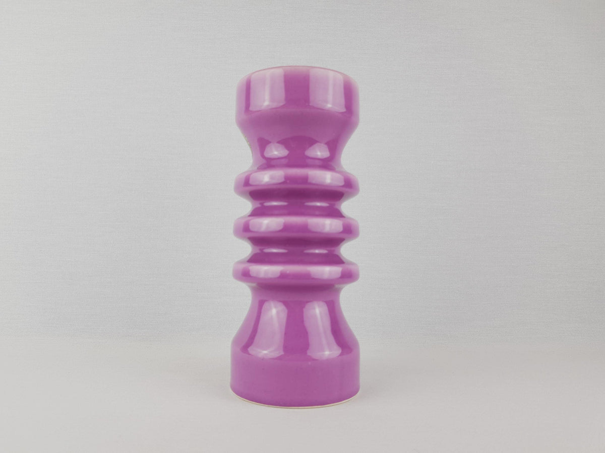 Vintage DELFTS Purple Vase Dutch Pottery Timeless Design 1970s