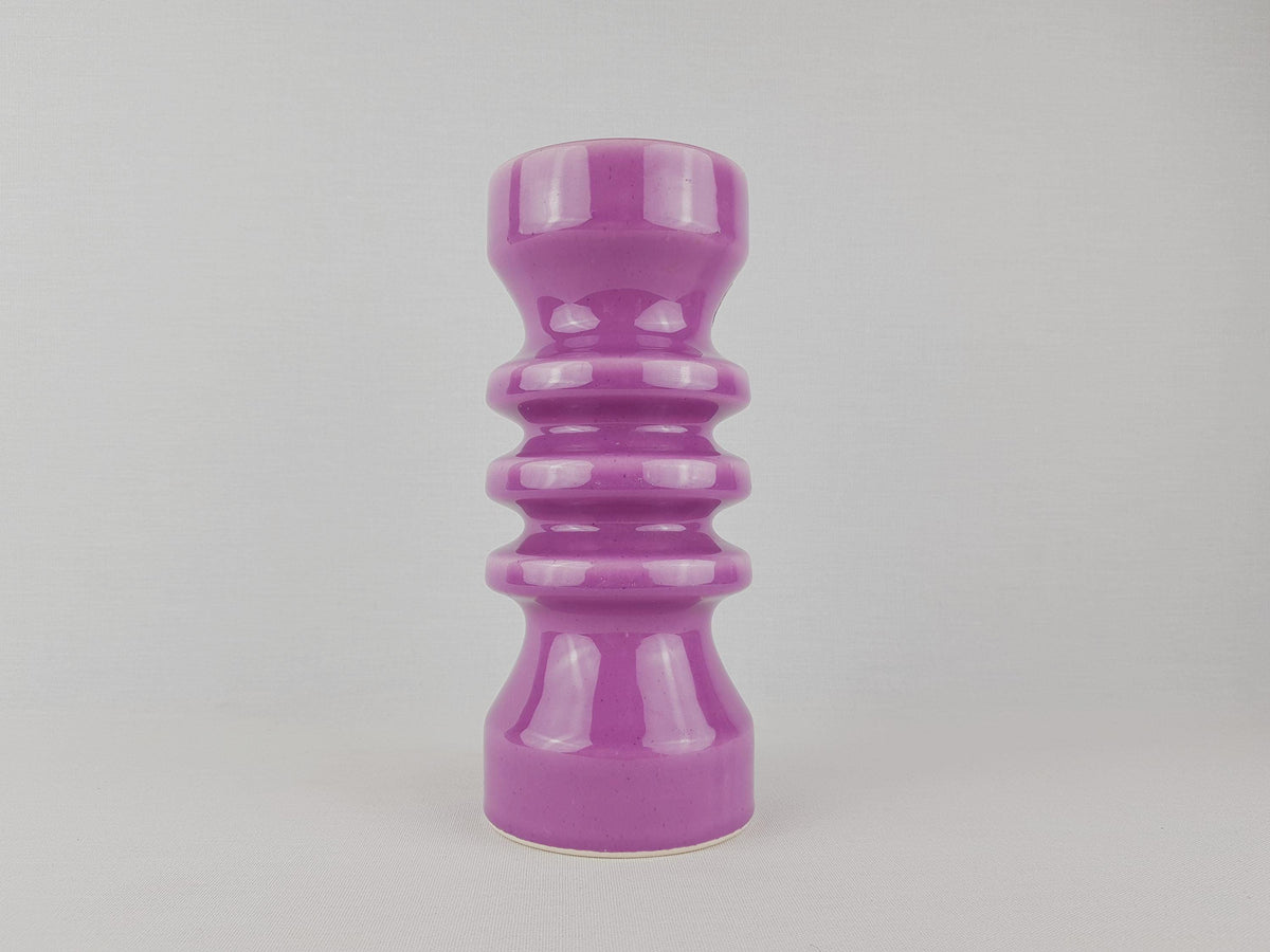 Vintage DELFTS Purple Vase Dutch Pottery Timeless Design 1970s