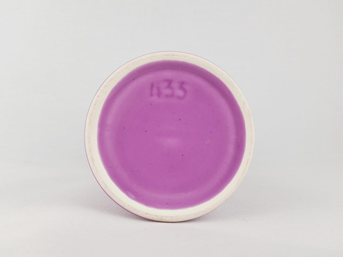 Vintage DELFTS Purple Vase Dutch Pottery Timeless Design 1970s
