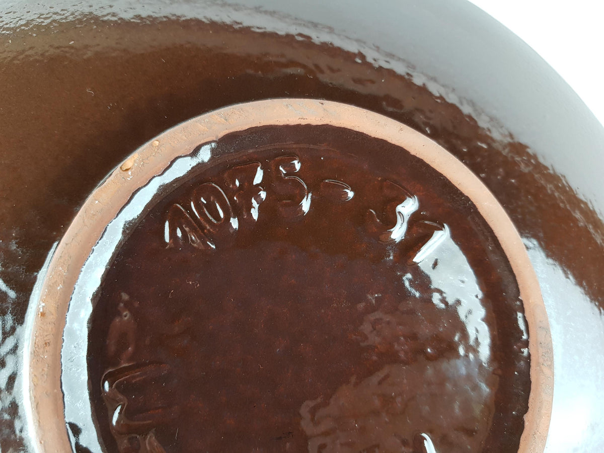 Vintage CARSTENS KERAMIK Ceramic Bowl with Ankara Decor 1075-31 West German Pottery by Helmut Scholtis 1960's