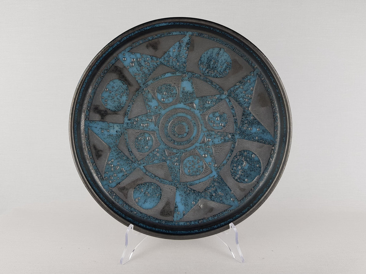 Vintage CARSTENS KERAMIK Ceramic Bowl with Ankara Decor 1075-31 West German Pottery by Helmut Scholtis 1960's