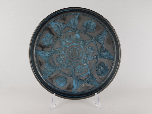 Vintage CARSTENS KERAMIK Ceramic Bowl with Ankara Decor 1075-31 West German Pottery by Helmut Scholtis 1960's