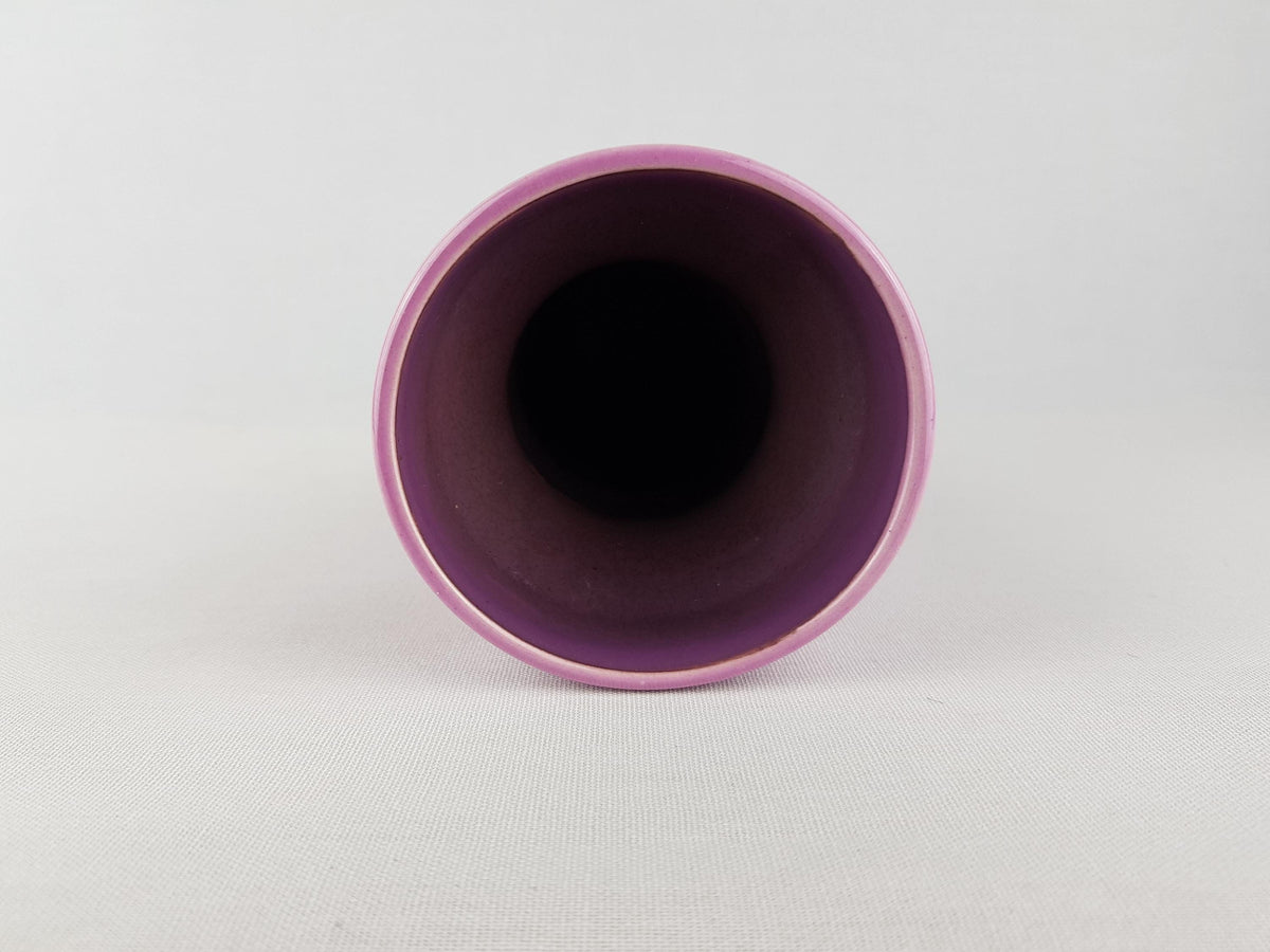 Vintage DELFTS Purple Vase Dutch Pottery Timeless Design 1970s