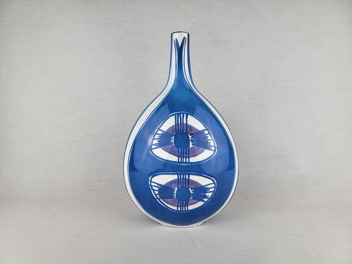 Vintage ROYAL COPENHAGEN Tenera Faïence Vase 148 2740 by Inge-Lise Koefoed from Denmark 1960s