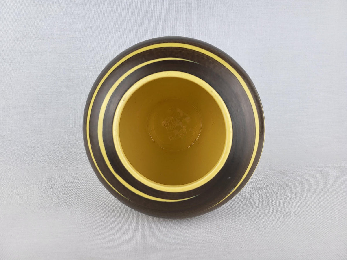 Vintage ILKRA EDEL KERAMIK Vase with KAIR0 decor 202/11 West German Pottery 1956s
