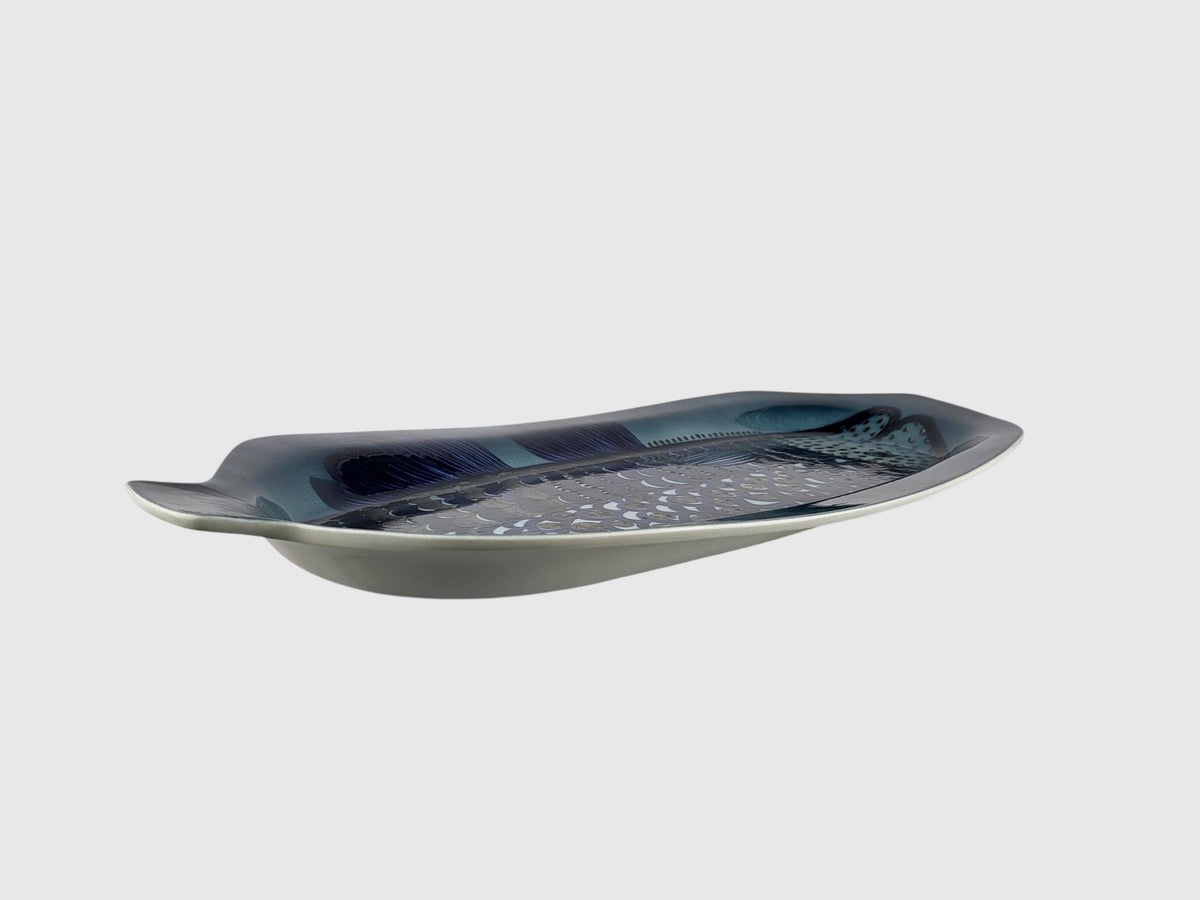 Vintage ARABIA Finland Fish Platter Gunvor Olin-Grönqvist GOG Ateljé Hand Painted 60cm