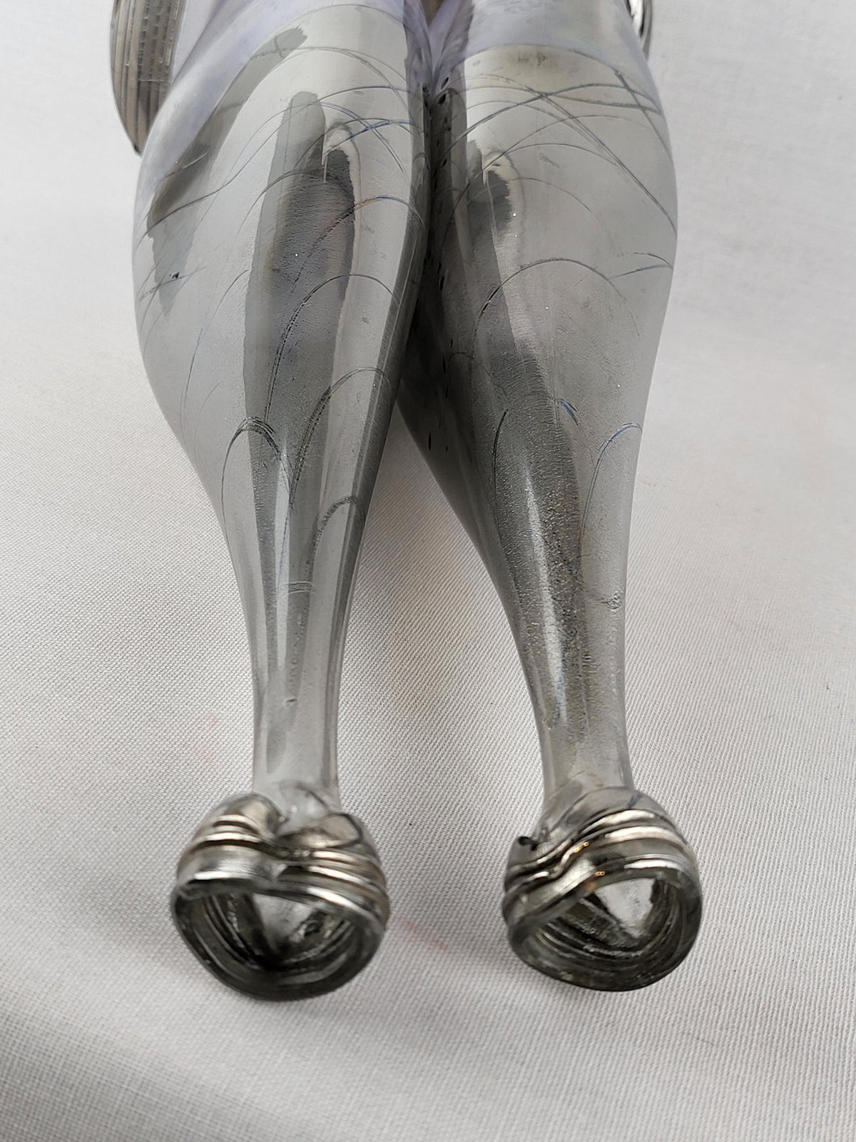 Vintage HEINER DUSTERHAUS Signed Doppel-Kobra Twin Vase for Vera Walther German Art Glass 1980s