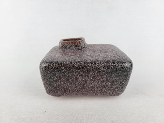 Vintage PIETER GROENEVELDT Purple Chimney vase 152 Dutch Studio Art Pottery 1960s