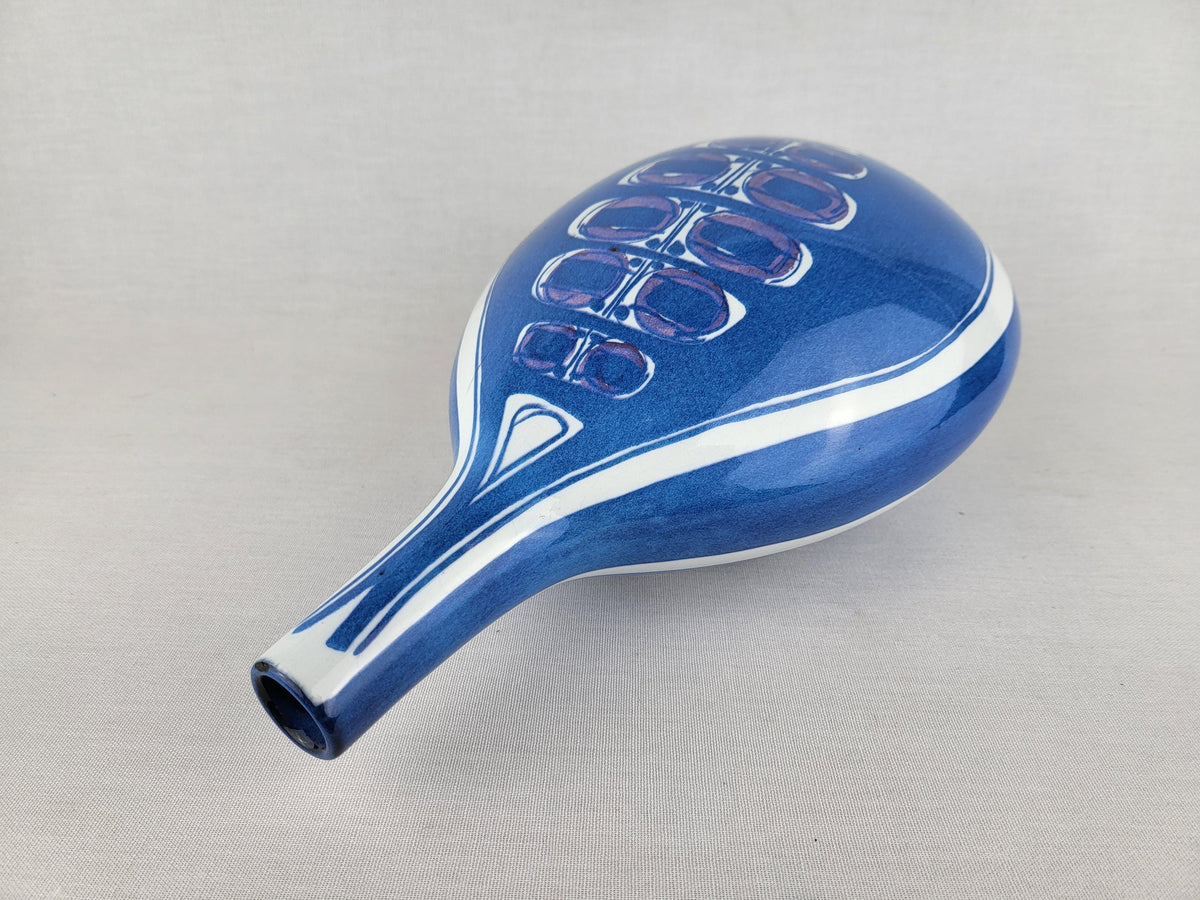 Vintage ROYAL COPENHAGEN Tenera Faïence Vase 148 2740 by Inge-Lise Koefoed from Denmark 1960s