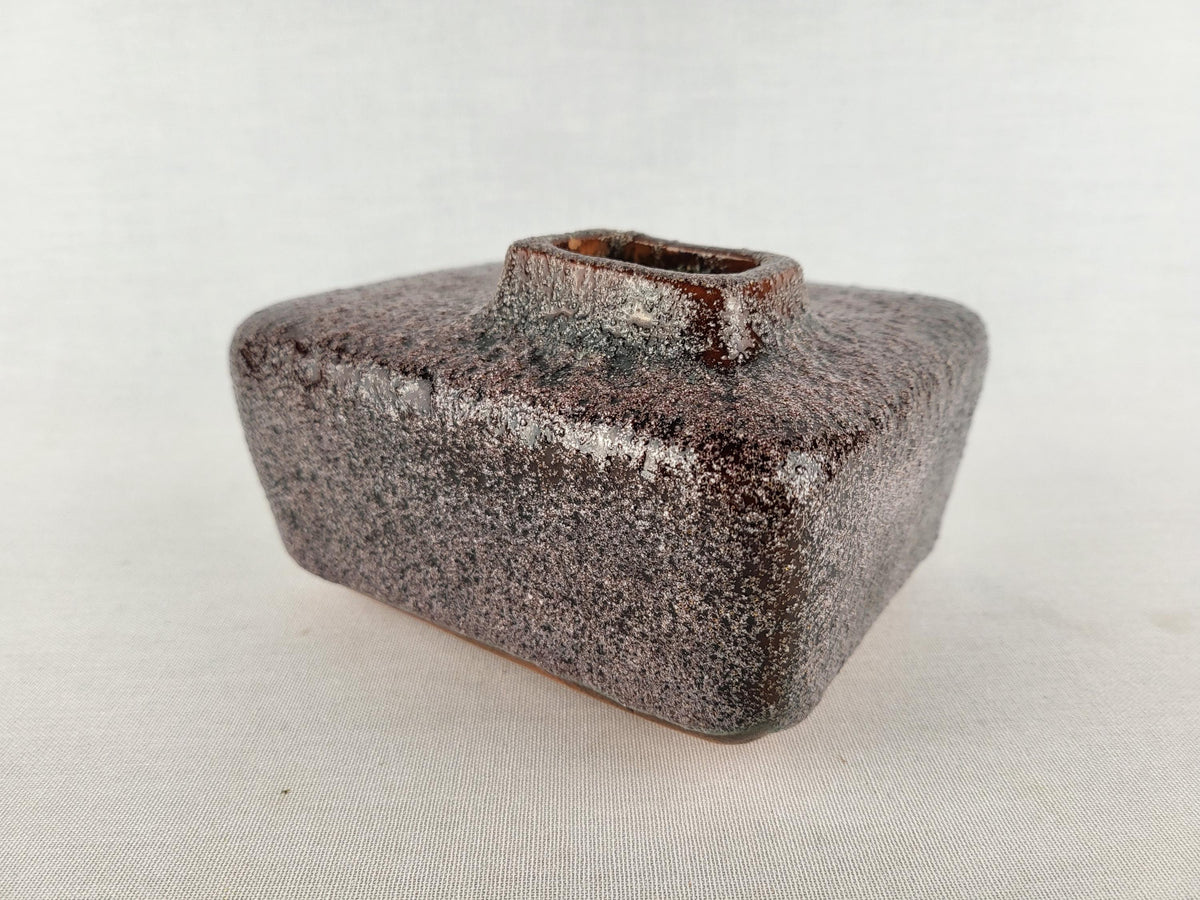 Vintage PIETER GROENEVELDT Purple Chimney vase 152 Dutch Studio Art Pottery 1960s