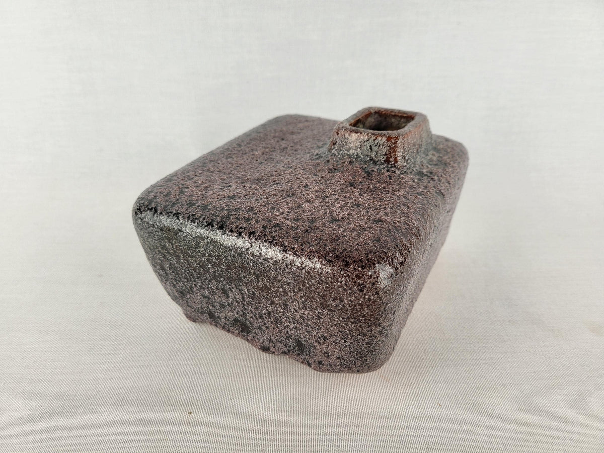 Vintage PIETER GROENEVELDT Purple Chimney vase 152 Dutch Studio Art Pottery 1960s