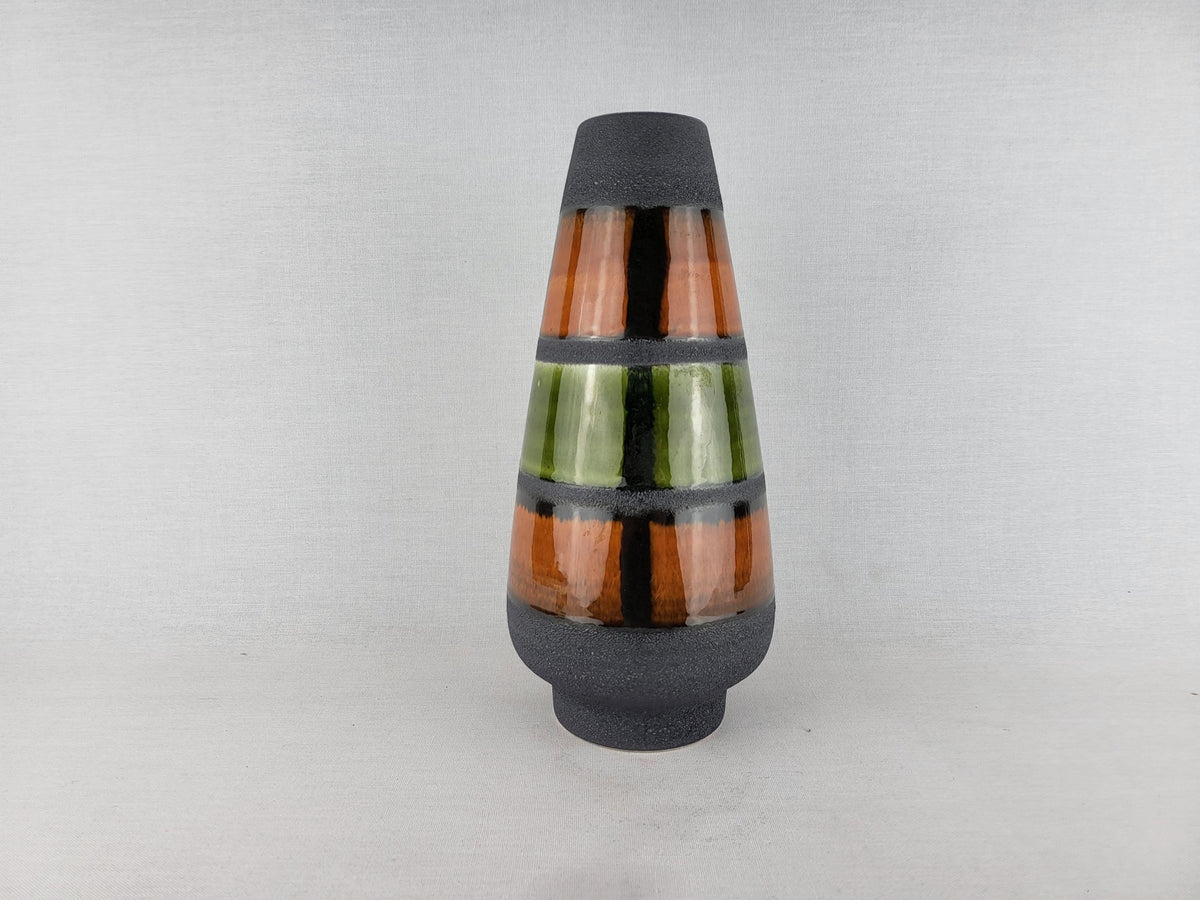 Vintage DUMLER UND BREIDEN Keramik "Konsul" Decor Tapered Vase 135/25 West German Pottery 1960s