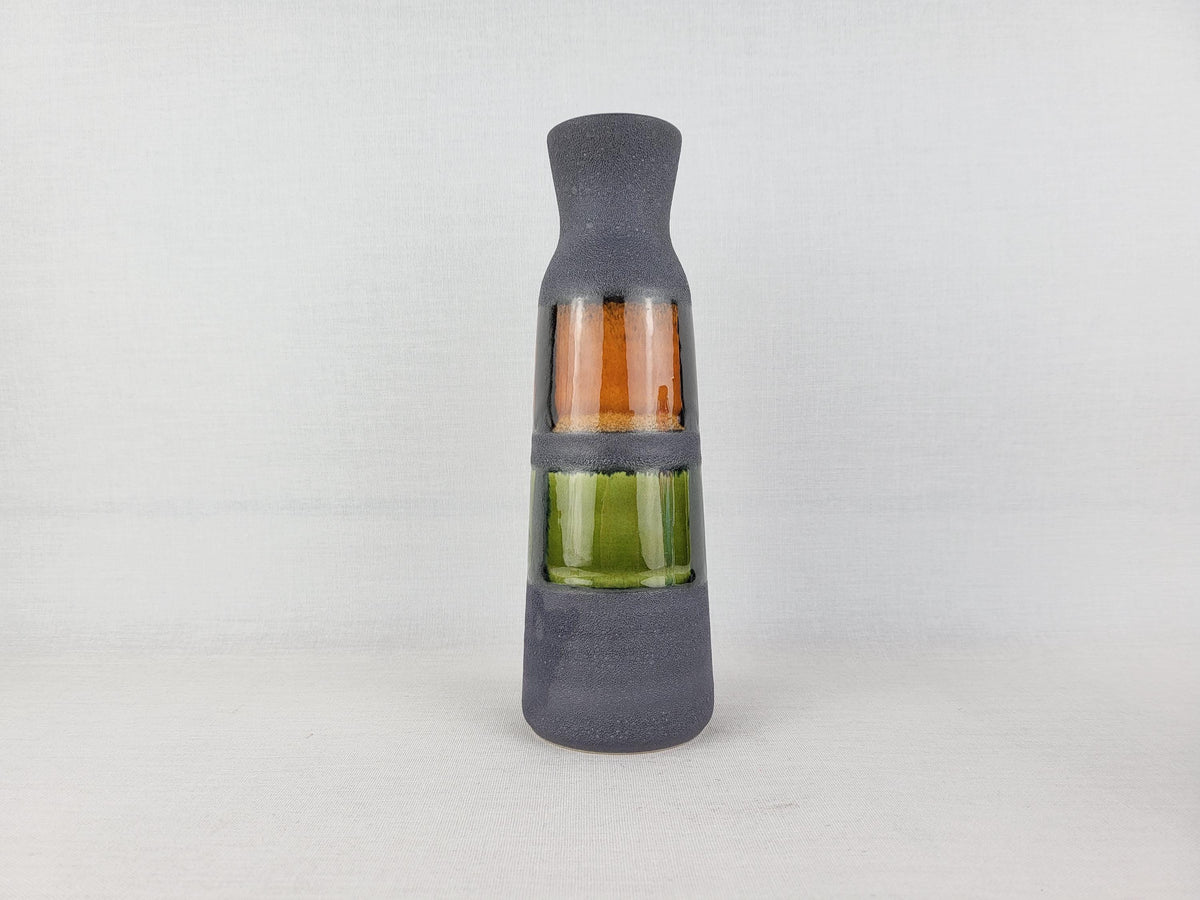 Vintage DUMLER UND BREIDEN Keramik Matte Grey Vase 173 26 West German Pottery 1970s