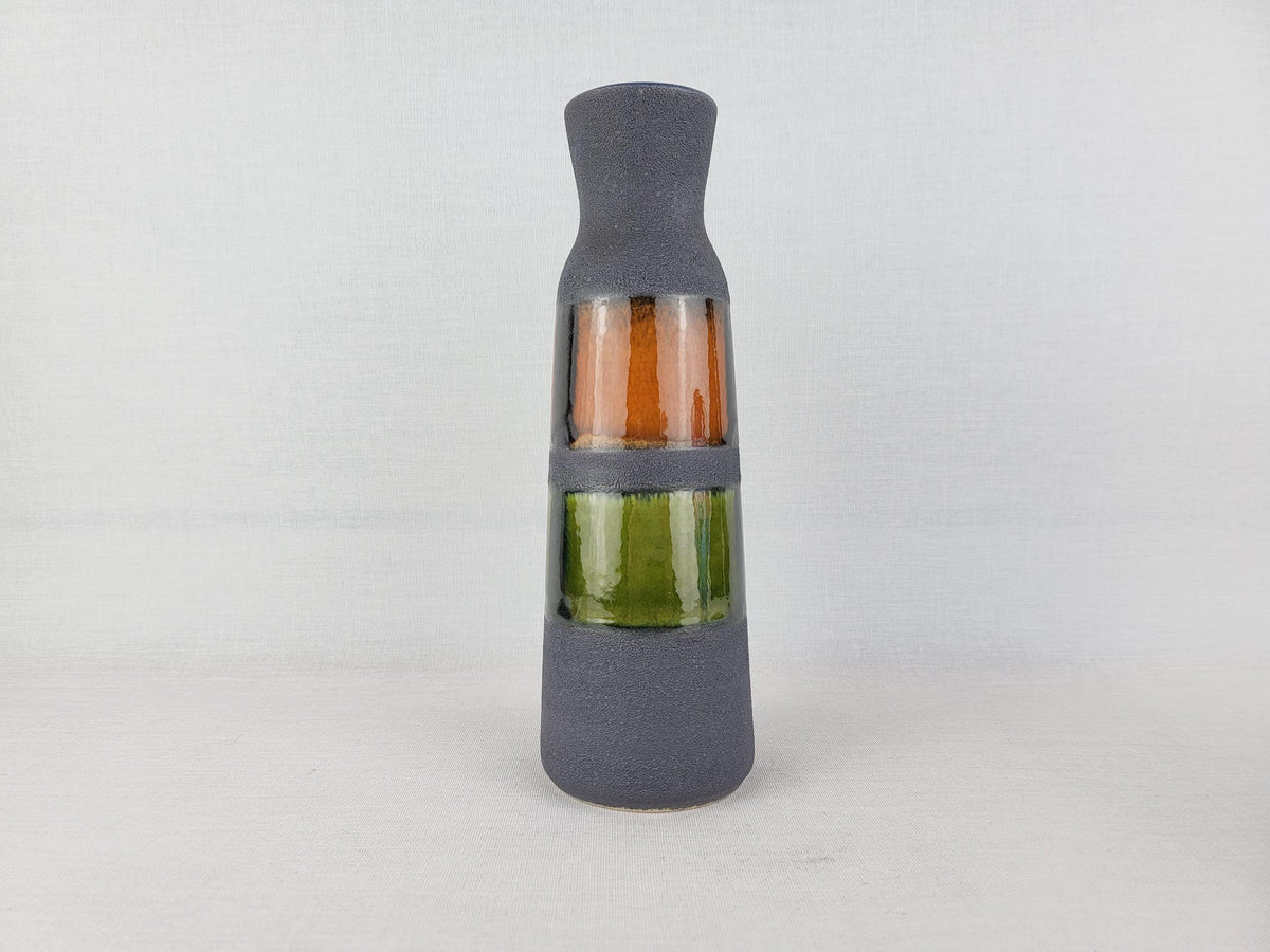 Vintage DUMLER UND BREIDEN Keramik Matte Grey Vase 173 26 West German Pottery 1970s