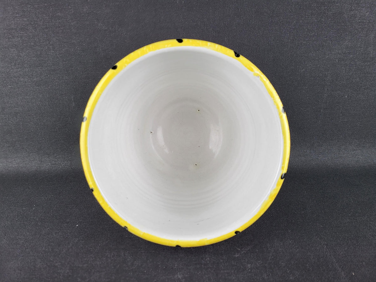 Vintage BITOSSI Italian Ceramic Planter by Aldo Londi Geometric Decor Italy 1960s