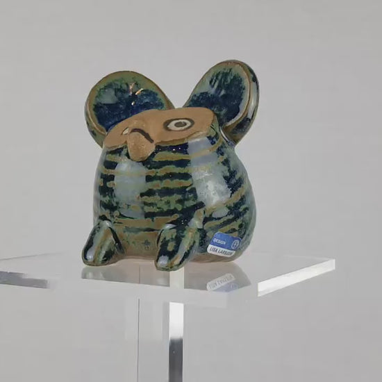 Vintage GHOST MOUSE Spökmus by Lisa Larson from the Menageri Serie of Gustavsberg Studio Pottery Sweden 1965