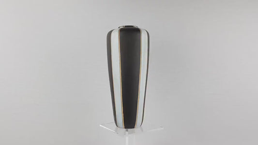 Rare RUSCHA KERAMIK Vase – “Pinguin” Decor by Hanns Welling, 1958 – Mid-Century Modern West German Pottery