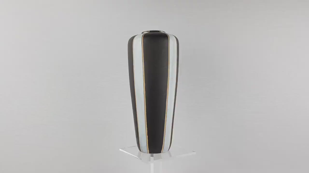 Rare RUSCHA KERAMIK Vase – “Pinguin” Decor by Hanns Welling, 1958 – Mid-Century Modern West German Pottery