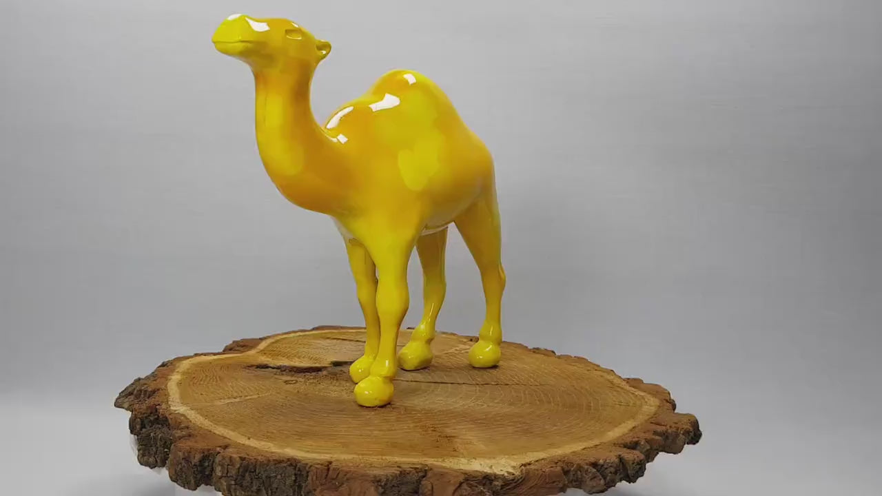 RARE Original Yellow CAMEL Filters Sculpture - GERMANY Limited Edition (anniversary 100 years of Camel history in 2013)