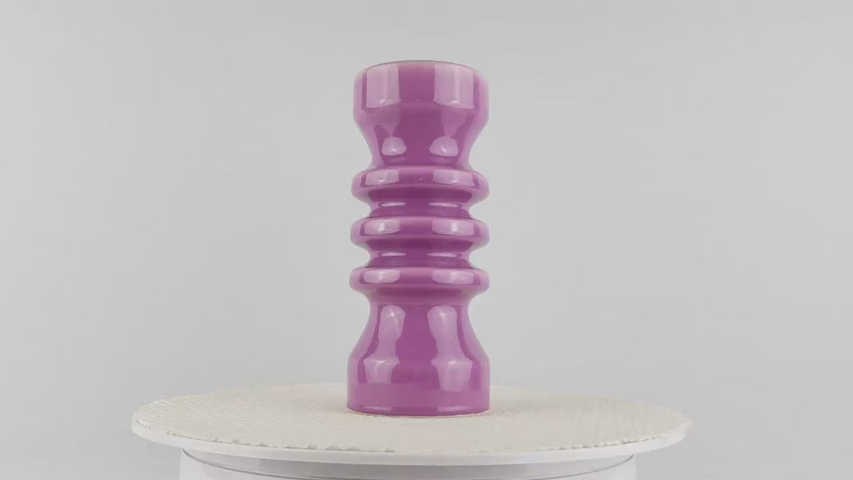Vintage DELFTS  Purple Vase Dutch Pottery Timeless Design 1970s
