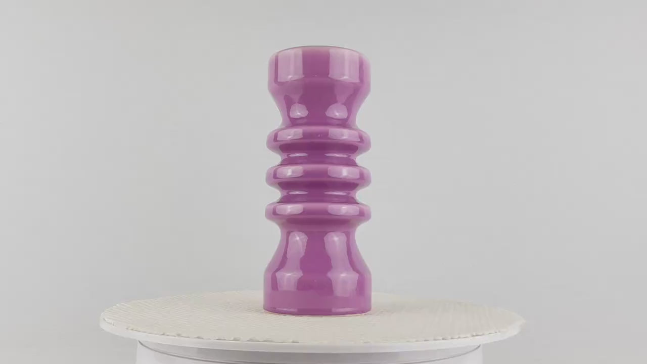 Vintage DELFTS  Purple Vase Dutch Pottery Timeless Design 1970s